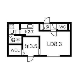 Riviere 手稲 Avanceの物件間取画像